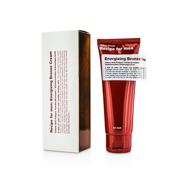 Recipe For Men - Crème Anti Fatigue teintée bronzante - "Energizing bronze cream"