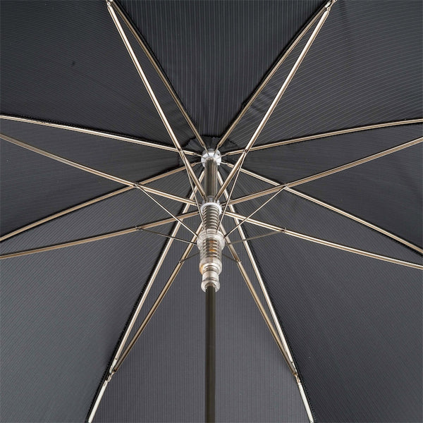 Pasotti - Parapluie - Poing Americain Argent Swarovski