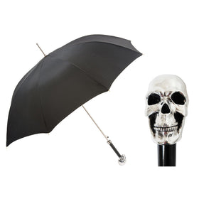 Pasotti - Parapluie - Tête De Mort Argent