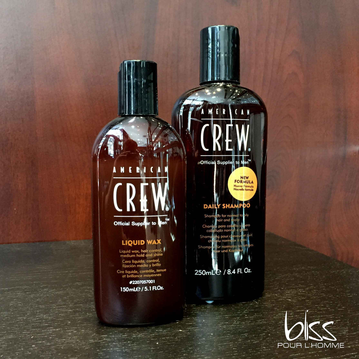 American Crew - Pack "Groom To Win" - Liquid Wax & Daily Shampoo