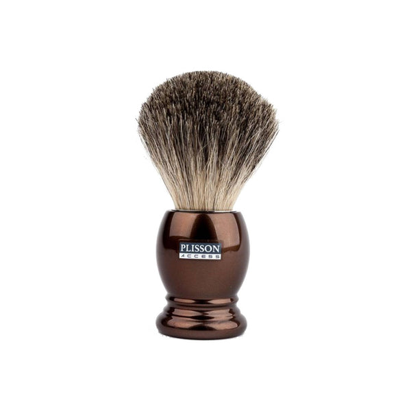 Plisson - Blaireau Access - Acétate Marron Nacré