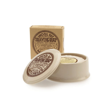 Mitchell's "Wool Fat Soap" - Savon à barbe - En Bol - 125g