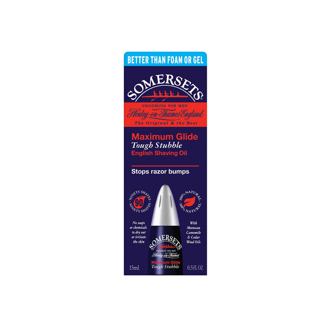 Somersets - Huile de rasage - Barbes Dures - 15ml