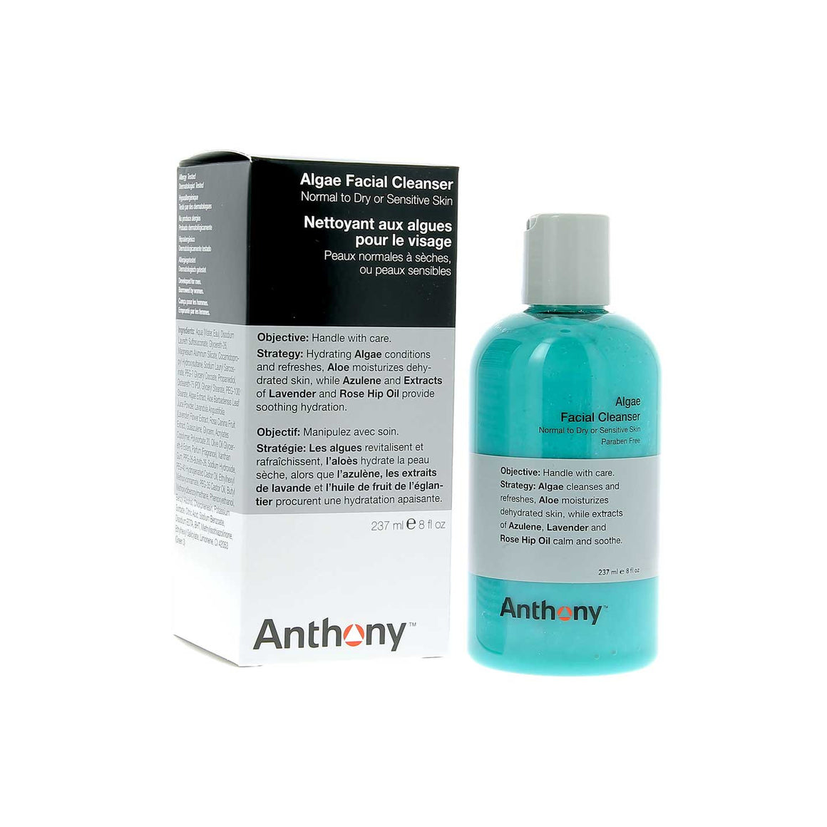 Anthony - Nettoyant visage Doux aux Algues - "Algae Facial Cleanser"