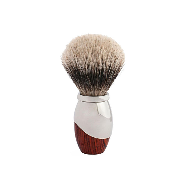 Plisson - Blaireau - Manche en bois de palissandre et Palladium