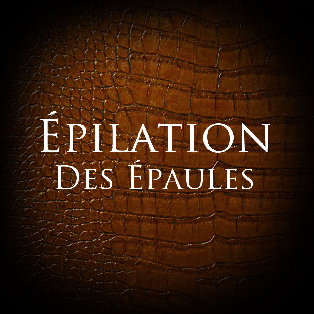 Épilation des Épaules - Bliss Pour l'Homme