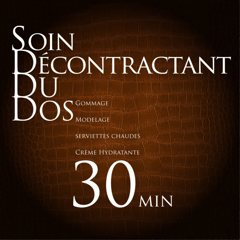 Soin Décontractant du Dos - Bliss Pour l'Homme